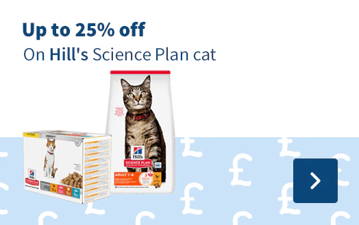 Up to 25% off On Hill's Science Plan cat
