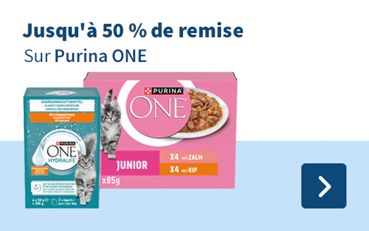 Jusqu'à 50 % de remise Sur Purina ONE