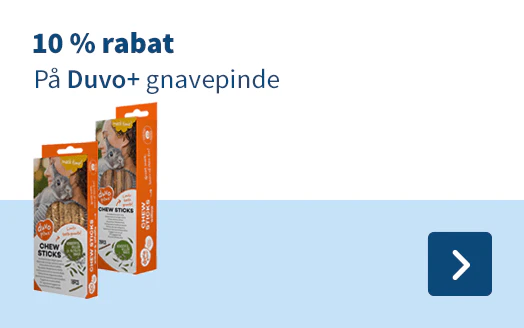 10 % rabat På Duvo+ gnavepinde