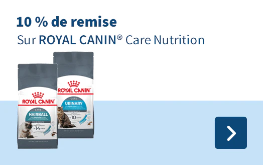 10 % de remise Sur ROYAL CANIN Care Nutrition