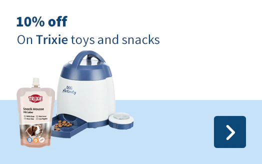 10% off On Trixie toys and snacks