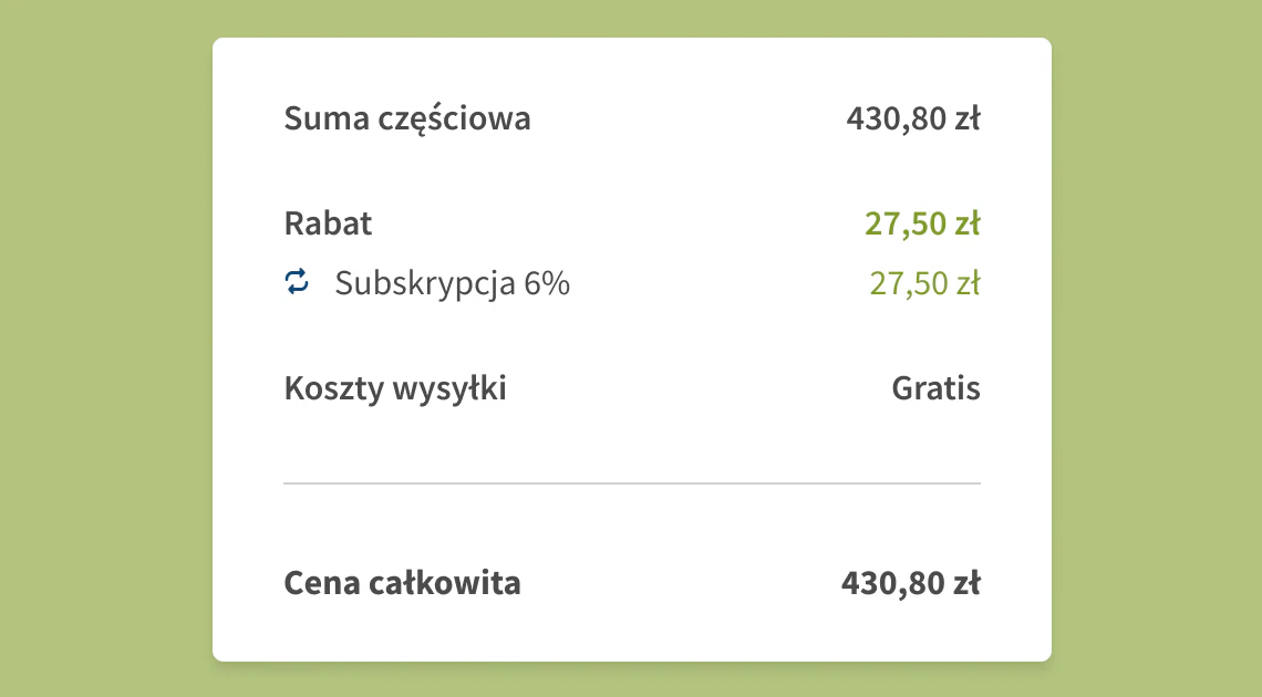 Skorzystaj z 6% rabatu