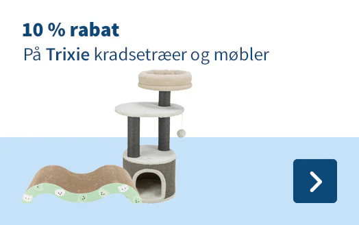 10 % rabat  På Trixie kradsetræer og møbler