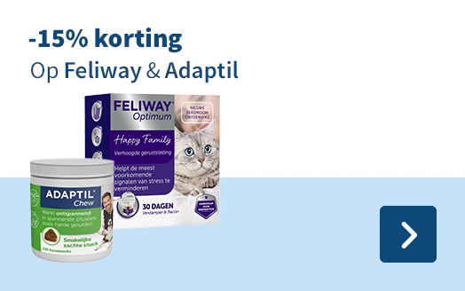-15% korting Op Feliway & Adaptil