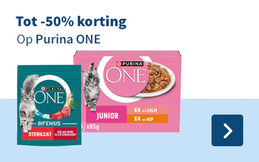 Tot -50% korting Op Purina ONE