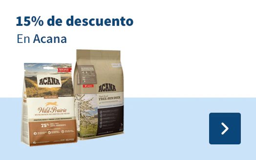 15% de descuento En Acana