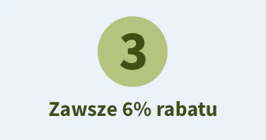 Zawsze 6% rabatu